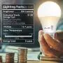 A19 LED Light Bulbs- 6 Pack, AmeriTop Efficient 9W(60W Equivalent) 830 Lumens General Lighting Bulbs, UL Listed, Non-Dimmable, E26 Standard Base (3000K Warm White)