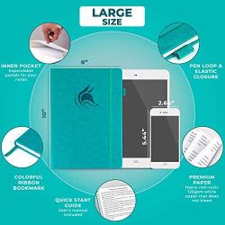 Clever Fox Password Book with tabs. Internet Address and Password Organizer Logbook with Alphabetical tabs. Large Size Password Keeper Journal Notebook for Computer & Website Logins (Aquamarine)