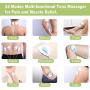 Belifu Dual Channel TENS EMS Unit 24 Modes Muscle Stimulator for Pain Relief Therapy, Electronic Pulse Massager Muscle Massager with 10 Pads, Dust-Proof Drawstring Storage Bag，Fastening Cable Ties…