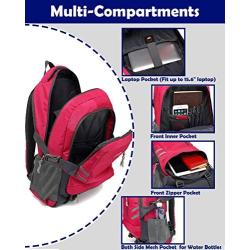 School Backpack BookBag for Student College Travel Hiking Fit Laptop Up to 15.6 Inch