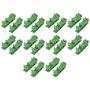 PCB Brackets, PCB Circuit Board Bracket, KPRH-175 PCB Rail Adapter Circuit Board Mounting Bracket Holder Carrier for Electronic Switching Devices, Pack of 10 Fit for mounting DIN C45 rail mounting