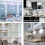 G8 LED Bulb Dimmable, All New 20-25W Halogen Bulb Replacement, T4 Type Bi-Pin G8 Base, 120V Daylight White 6000K LED Puck Light Bulbs for Under Cabinet Light, Under Counter Kitchen Lighting (10 Pack)