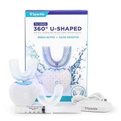Sunshine Health Products U-Shape Electronic Sonic Toothbrush & LED Teeth Ultra Whitening Kit 35% Carbamide Peroxide Gel Syringe