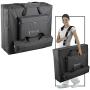 Master Massage 30'' Del Ray Pro Portable Massage Table Package, Sand Color, Luxurious with 3'' Thick Cushion of Foam