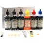 Printer Ink by BCH - Compatible to Refill All CAN Printers: MG PG 240 243 245 CL 241 244 246 XL Inkjet Cartridge - Bulk Standard Grade 100 ml x 6 (Total 600 ml)
