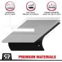 Multipurpose Office Corner Desk Pad and Computer Large Corner Desk Pad - Waterproof Office Desk Mat and Corner Desk Blotter Pad - Home Office Accessories - Durable Corner Desk Pad Protector (Gray)