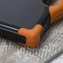 Officemate OIC Carryall Clipboard Storage Box, Letter/Legal Size, Black and Orange (83326)