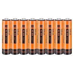 8-Pack iMah AAA Rechargeable Batteries 1.2V 750mAh Ni-MH, Also Compatible with Panasonic Cordless Phone Battery 1.2V 550mAh HHR-55AAABU and 750mAh HHR-75AAA/B, Toys and Outdoor Solar Lights