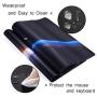 KINPLE XXL Extended Large Gaming Mouse Pad Non-Slip Water-Resistant Rubber Cloth Computer Game Mouse Mat(35.4×15.75×0.1 inch Earth)