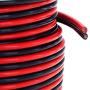 GS Power 100% Copper 12 AWG (American Wire Gauge) 100 Feet Flexible Stranded Red/Black 2 Conductor Bonded Zip Cord for Car Audio Amplifier 12V Automotive Dash Harness LED Light Wiring