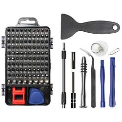 Precision Screwdriver Set with 98 Bit Set, 115 in 1 Repair Tool Kits for iPad, Tablets, Laptop, Electronics Device, Mobile/Phone Essential Home Repair Driver Kit