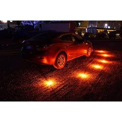 goofy LED Safety Flares Kit for Road Emergency Warning Flashing Signal Reflectors, for Car Motorcycle Boat,6 Pack