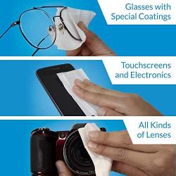 iCloth Lens and Screen Cleaner Pro-Grade Individually Wrapped Wet Wipes, 1 Wipe Cleans an Phone Screen, Camera, Laptop, Tablet, Smartphone, Lenses Box of 100