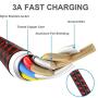 iPhone Charger WSCSR MFi Certified iPhone Charger Cable 5 Pack[3/3/6/6/10FT]Extra Long Nylon Braided USB Charging&Syncing Cord Compatible iPhone Xs/Max/XR/X/8/8Plus/7/7Plus/6S/6S Plus