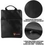 Portable Fireproof Briefcase Waterproof Document Bag Safe Protection Storage Organizer for Computer Jewelry Money Passport