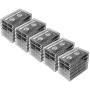 Evelots Cassette Tape Cases-Clear Plastic Storage-Audio-No Scratch/Dirt-Set/100