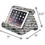 The Original Flippy Multi-Angle Soft Pillow Lap Stand for, Tablets, eReaders, Smartphones, Books, Magazines (Something Fishy)