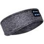 Sleep Headphones Bluetooth Headband,Upgrage Soft Sleeping Wireless Music Sport Headbands, Long Time Play Sleeping Headsets with Built in Speakers Perfect for Workout, Running, Yoga (Gray)