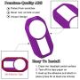 Headlight Lamp Switch Trim Cover Button Decoration Interior Accessories for 2018-2021 Jeep Wrangler JL JLU & Gladiator JT (Purple)