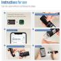 Wireless Digital Microscope, Skybasic 50X to 1000X WiFi Handheld Zoom Magnification Endoscope Camera Magnifier 1080P FHD 2.0 MP 8 LED Compatible with Android and iOS Smartphone or Tablet, Windows Mac