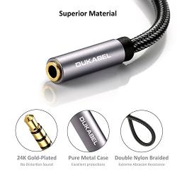 DuKabel Headphone Extension Cable, 3.5mm Male to Female Stereo Audio Cable Lossless Audio Sound Premium Audio Cord Extension Cable Gold Plated Jack & Strong Nylon Braided - Top Series (4ft/1.2m)