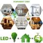 Flood Light Bulb, E26 Base, BR25 LED Bulb for Indoor/Outdoor Downlight Recessed Can Light, Dimmable, 9W=75W, 2700K Warm White Bulb, 900LM, 4-Pack