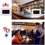Wireless Calling System for Caregiver Pager Restaurant Waiter Server Pager System for Customers Elderly Patient Smart Nurse Paging System for Clinic Hospital Church 1 Display Receiver+10 Call Buttons