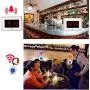 Wireless Calling System for Caregiver Pager Restaurant Waiter Server Pager System for Customers Elderly Patient Smart Nurse Paging System for Clinic Hospital Church 1 Display Receiver+10 Call Buttons