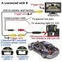 Car Backup Camera, Rear View Camera HD 6LED Night Vision,Waterproof Reverse Camera 140° Wide View Angel with Multiple Mount Brackets for Universal Cars,SUV,Trucks,RV and More