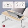 Laptop Desk for Bed, TaoTronics Lap Desks Bed Trays for Eating and Laptops Stand Lap Table, Adjustable Computer Tray for Bed, Foldable Bed Desk for Laptop and Writing in Sofa