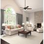 Hunter Builder Plus Indoor Ceiling Fan with LED Lights and Pull Chain Control, 52'', New Bronze