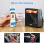 Eyoyo 2D Desktop Barcode Scanner, High Speed Hands-Free USB Wired Inventory Barcode Reader PDF417 on ID Card, Drivers License, Passport 1D QR Barcode Scanning Work for Pos System Supermarket