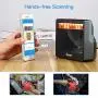 Eyoyo 2D Desktop Barcode Scanner, High Speed Hands-Free USB Wired Inventory Barcode Reader PDF417 on ID Card, Drivers License, Passport 1D QR Barcode Scanning Work for Pos System Supermarket
