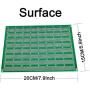 YUNGUI 15X20 CM PCB Prototype Board Solderable PerfBoard,Universal Printed Circuit Board for Arduino and DIY Electronics Project, Gold-Plated, 6''x8'',2 Pack