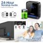 ELEGIANT Bluetooth 5.0 Transmitter Receiver Wireless Audio Adapter Low Latency Pair 2 Headphones at Once Built-in Mic, LED Indicator, Optical TOSLINK 3.5mm AUX RCA for TV Home Stereo System(Black)