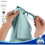 MR.SIGA Ultra Fine Microfiber Cloths for Glass, Pack of 12, 35 x 40cm 13.7'' x 15.7''