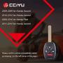 cciyu 4 Buttons Key Fob Replacement Keyless Entry Remote Car Key Fob Clicker Transmitter Alarm Replacement for 08-15 for H onda Accord/Pilot KR55WK49308 267T-5WK49308 5WK4930 (Pack of 1)
