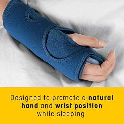 Night Wrist Sleep Support, Moderate Stabilizing Support, Adjust to Fit