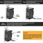 BESTTEN 20 Amp GFCI Outlet, Tamper-Resistant Receptacle with LED Indicator, Wallplate Included, ETL Certified (10 Pack)