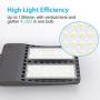 HYPERLITE LED Parking Lot Lighting 150W 20,250Lm (135lm/w) 5000K UL DLC Certified IP65 Led Shoebox Light with Dusk to Dawn Photocell Single Easy Installation Slip Fitter Included