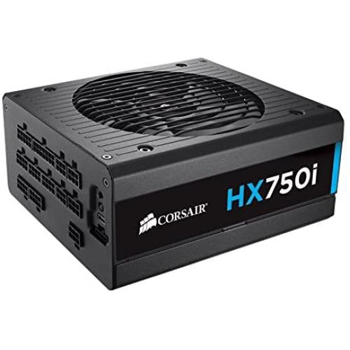 CORSAIR HXi Series, HX750i, 750 Watt, 80+ Platinum Certified, Fully Modular - Digital Power Supply
