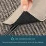 5-Ft Carpet Cord Cover for Short Pile Loop Style Carpet ONLY, Premium Cushioned Floor Cord Protector with Hook-and-Loop Fastener in Beige