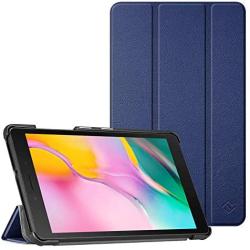 Fintie SlimShell Case for Samsung Galaxy Tab A 8.0 2019 Without S Pen Model (SM-T290 Wi-Fi, SM-T295 LTE), Ultra Thin Lightweight Tri-Fold Stand Cover, Navy