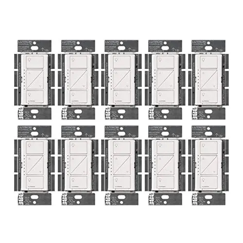 Lutron PD-6WCL-WH Caseta Wireless Smart Lighting Dimmer Switch, White
