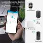 [2021 Newest] Smart Lock Front Door, Keyless Entry Door Lock with Keypad, Smart Deadbolt Lock Compatible with Alexa, Google Home, Digital WiFi Smart Doors Locks with Electric Deadbolt Touch Screen