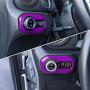 Headlight Lamp Switch Trim Cover Button Decoration Interior Accessories for 2018-2021 Jeep Wrangler JL JLU & Gladiator JT (Purple)