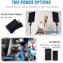GIJUANRING LED Video Light,Photography Lighting Camera Studio Light with Batteries,Stand Dimmable Bi-Color 3200-5500K Photo Light Panel for Portrait, Product Photography, Outdoor Video,YouTube Video