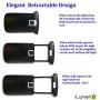 Best Pocket Magnifying Glass by iLumen8-3X Small Magnifier with Lights. Great for Seniors, Kids, Travel. Fits into Purse or Pocket Read Maps, Menu, Jewelry, Coins Hobby Stamps. Lighted Low Vision Aid