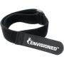 Velour Cinch Straps 1.5'' x 15'' - 6 Pack, Soft Touch Microfiber Reusable Hook and Loop