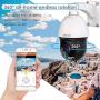 PoE Ptz Camera, Bioxo 1080P High Speed 20X Optical Zoom PoE IP Camera Outdoor, 328ft Night Vision Auto Tracking Camera, Waterproof Onvif IP Camera